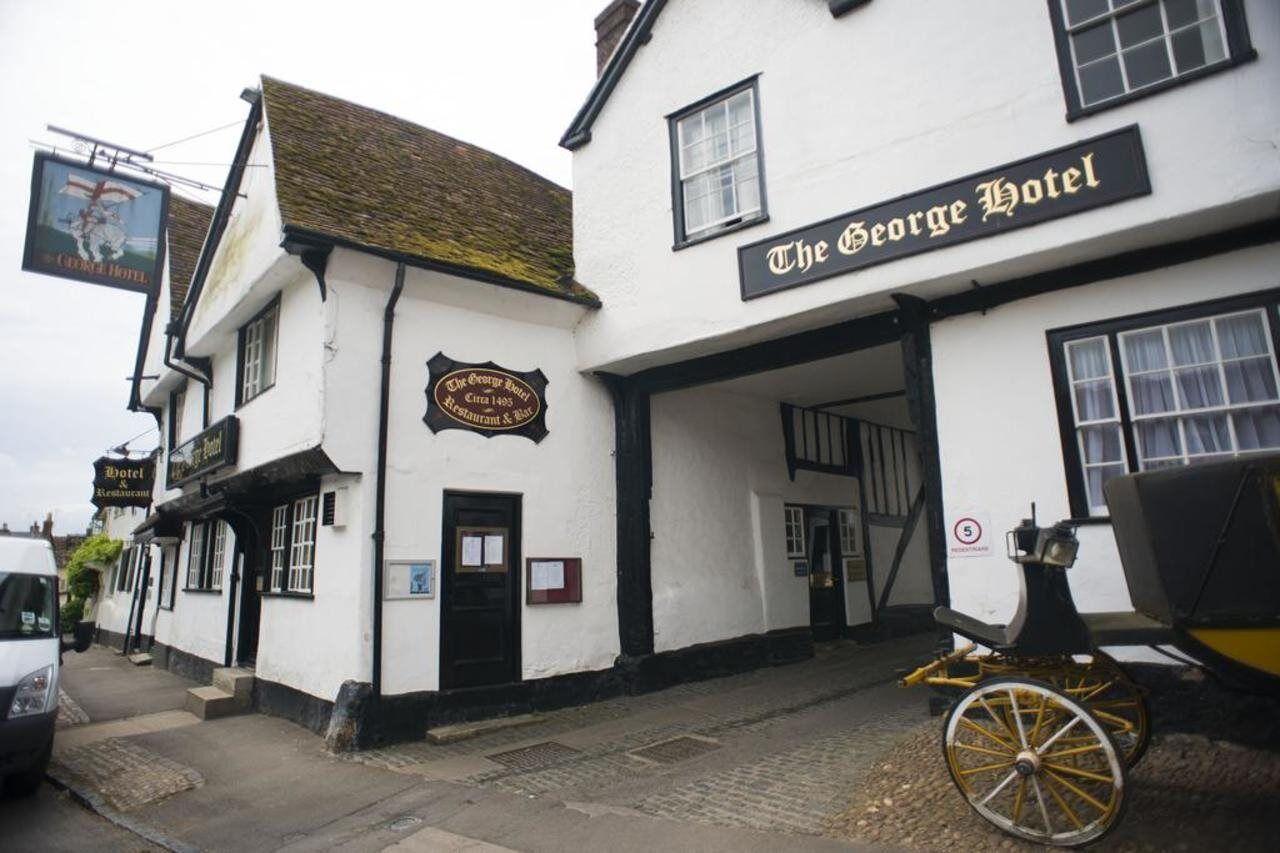 George Hotel Dorchester On Thames Eksteriør bilde